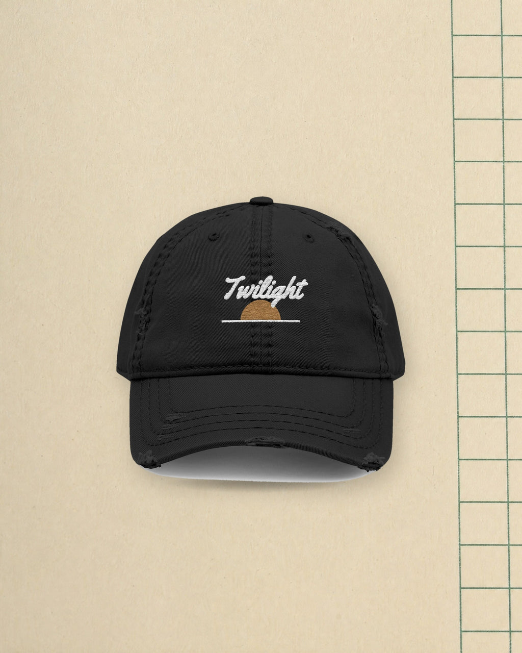 Twilight Dad Hat in Black, styled