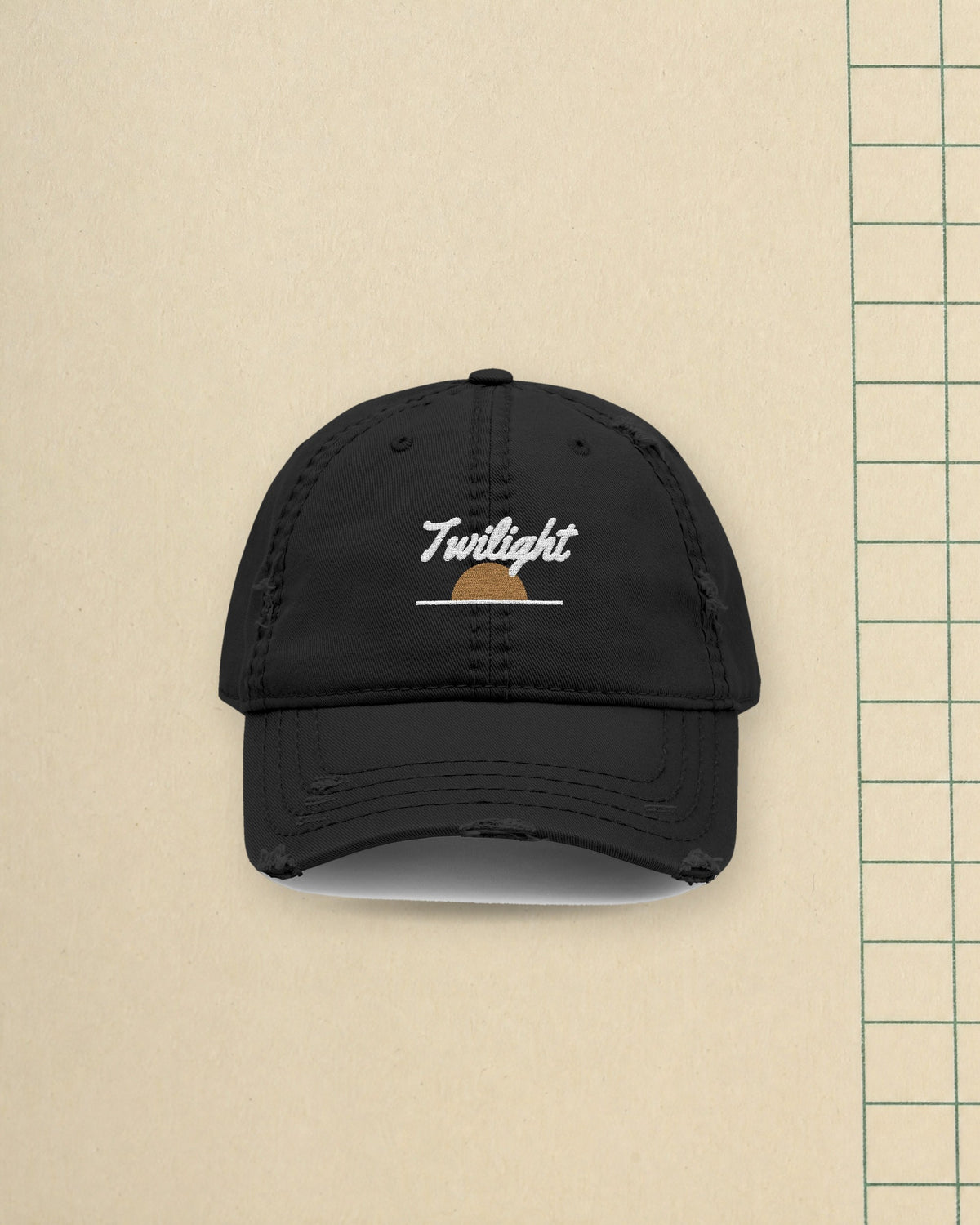 Twilight Dad Hat in Black, styled