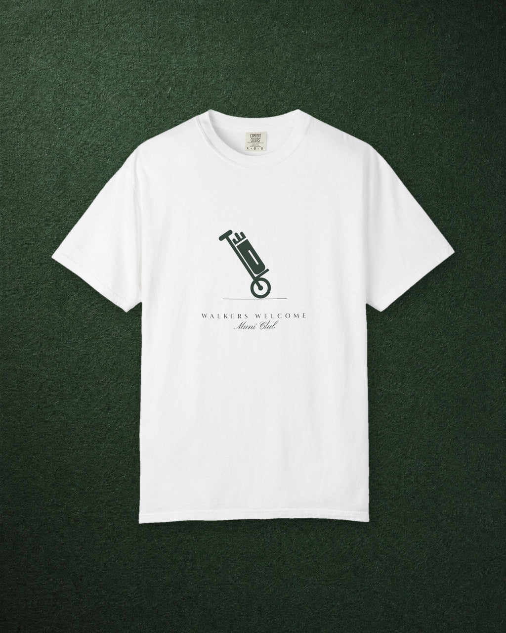 Walkers Welcome Tee in White, styled