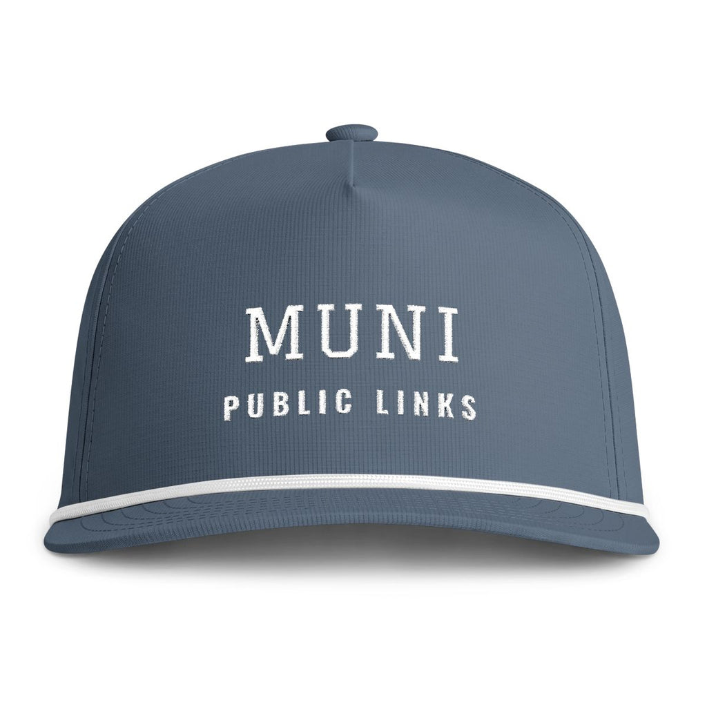 Muni Rope Cap in Blue Jean, front view
