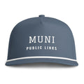 Muni Rope Cap in Blue Jean, front view