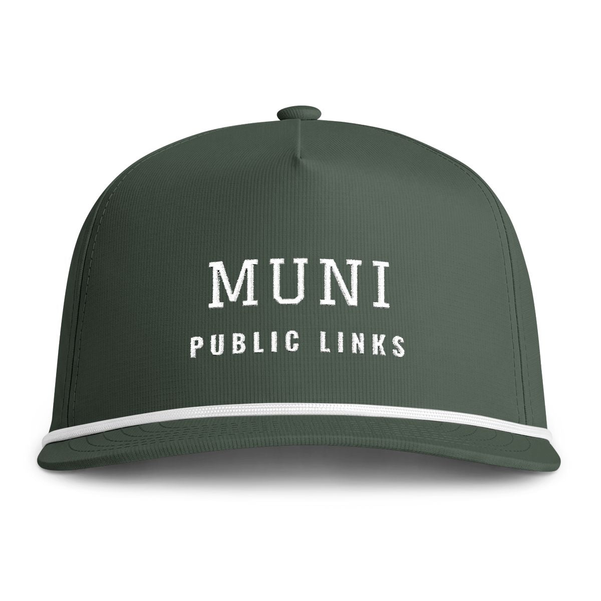 Muni Rope Cap in Moss, front view