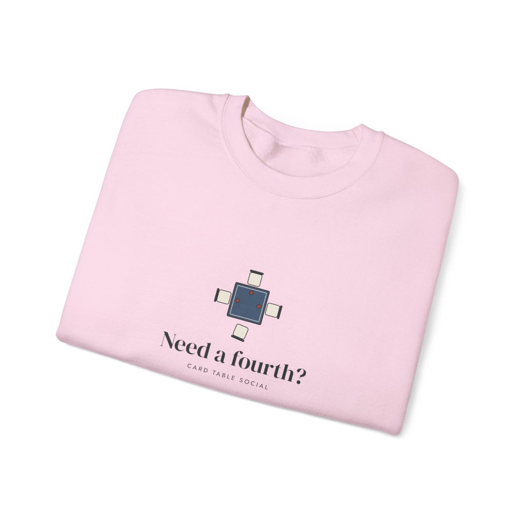 Need a Fourth? Crewneck in Light Pink, folded