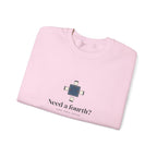 Need a Fourth? Crewneck in Light Pink, folded