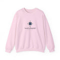 Need a Fourth? Crewneck in Light Pink, front view
