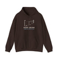 Night Skiing Hoodie in Dark Chocolate, front view