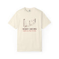 Night Skiing Tee in Ivory, front view