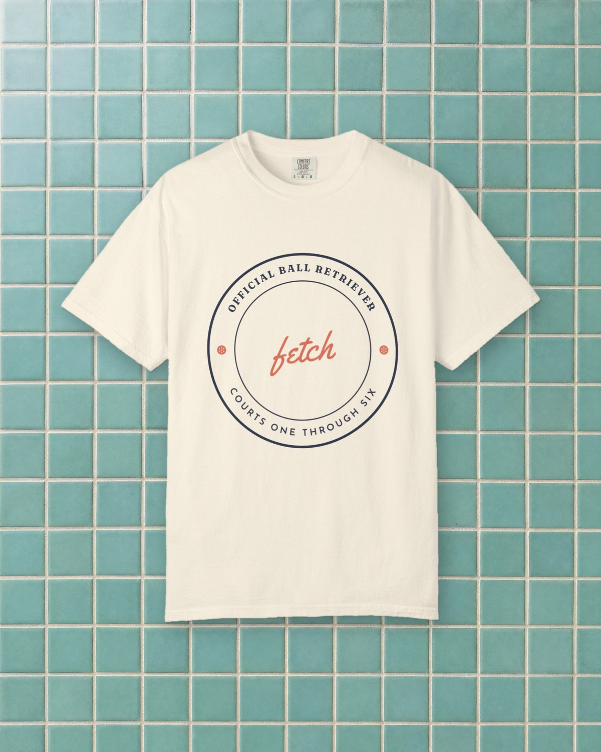 Official Ball Retriever Tee in Ivory, styled