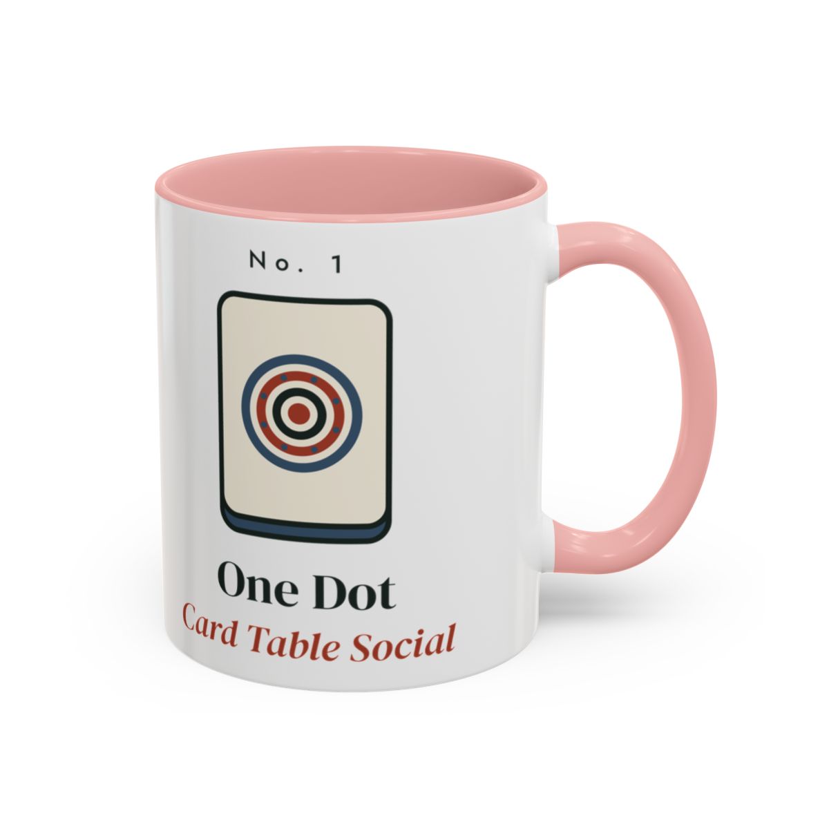 One Dot Mug in Pink, right side