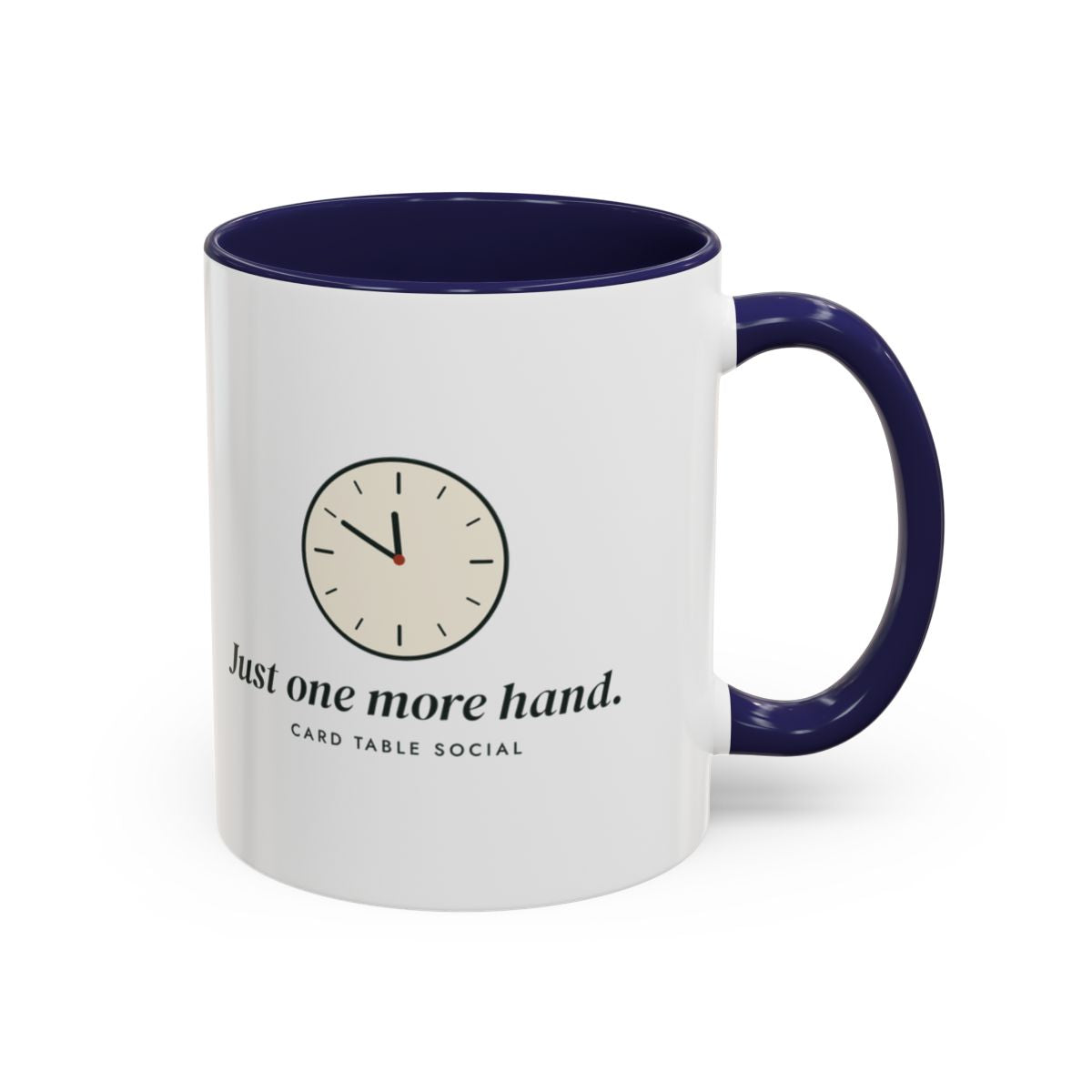 One More Hand Mug in Navy, right side