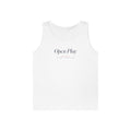 Open Play Italic Tank in White, front view