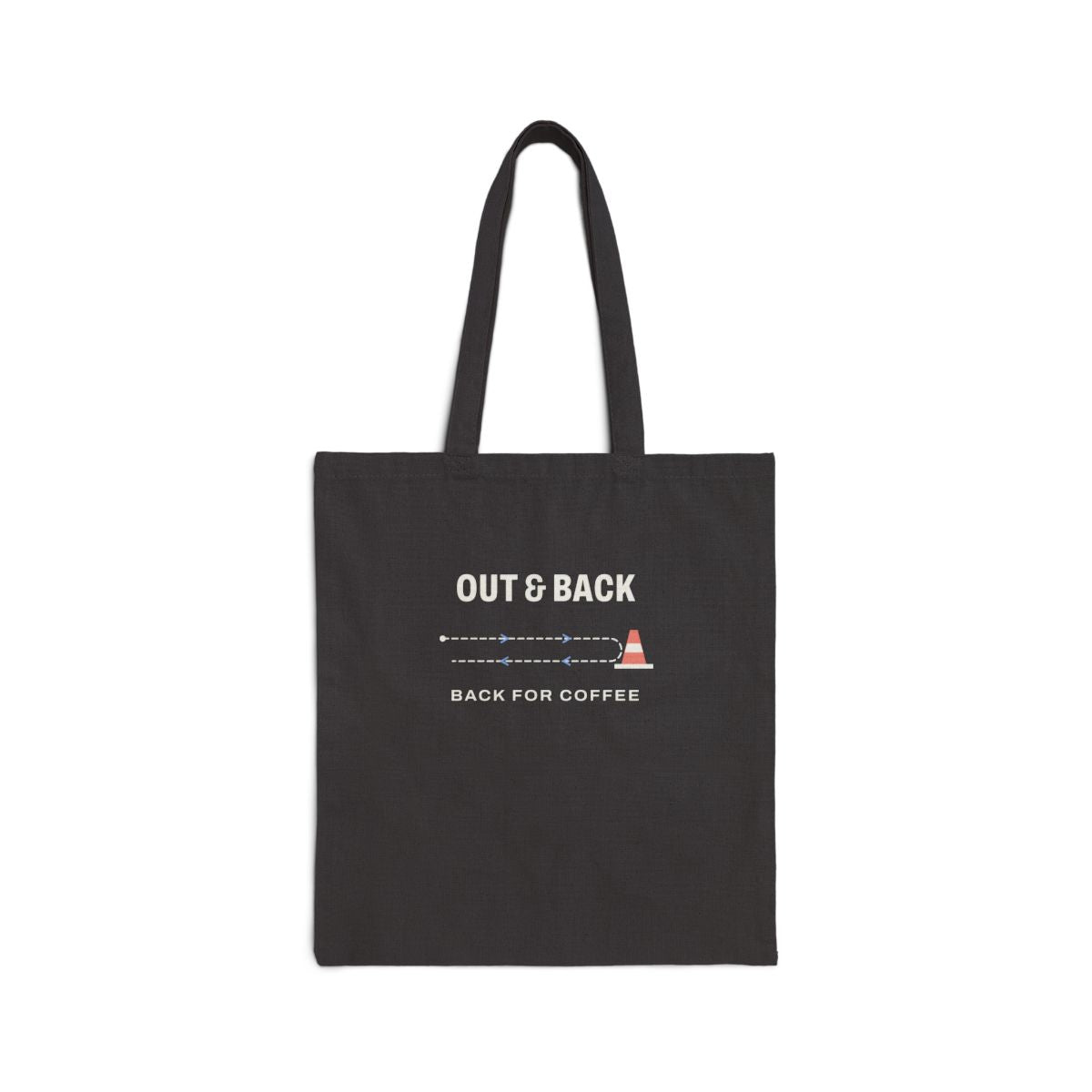 Out & Back Tote in Black, front view