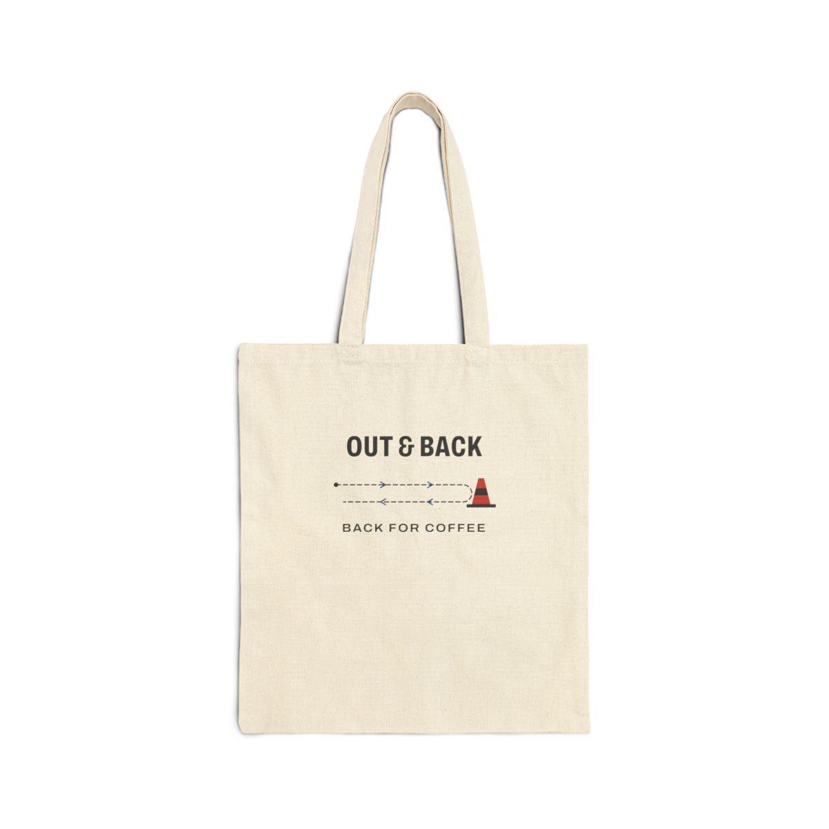 Out & Back Tote in Natural, front view