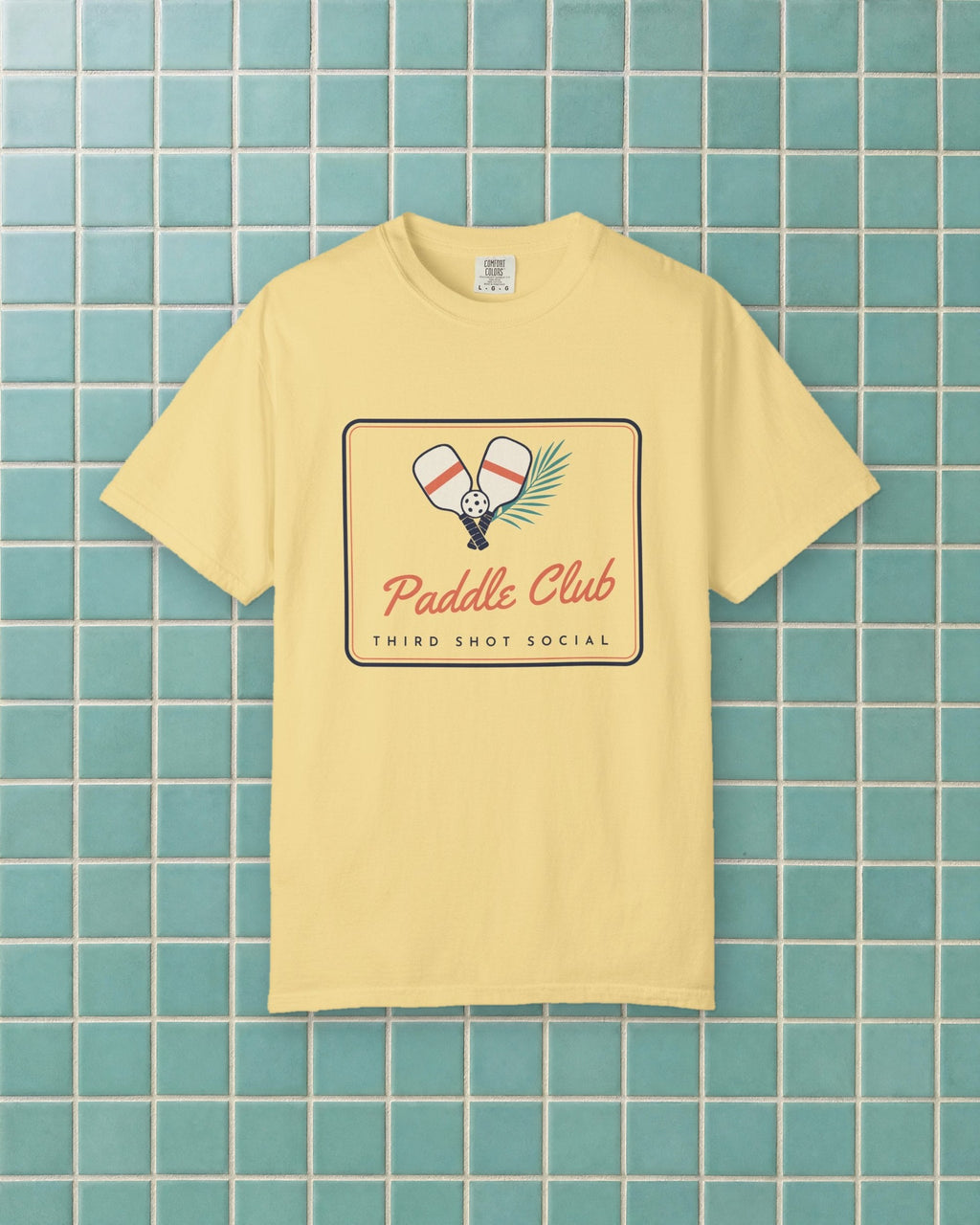 Paddle Club Tee in Butter, styled