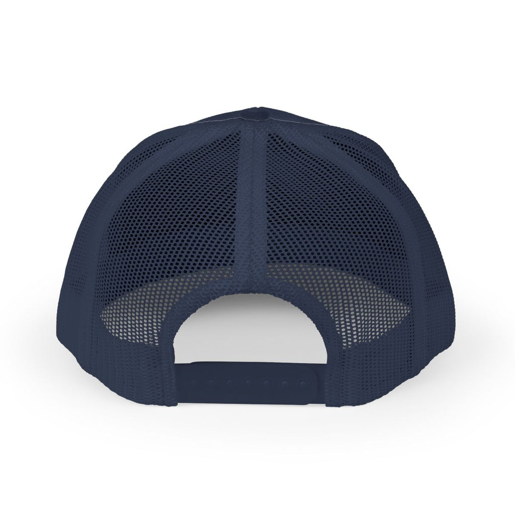Paddle Club Trucker Hat in Navy, back view