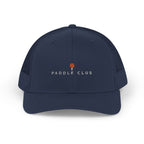 Paddle Club Trucker Hat in Navy, front view