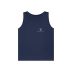 Paddle Mark Tank in Navy, front view