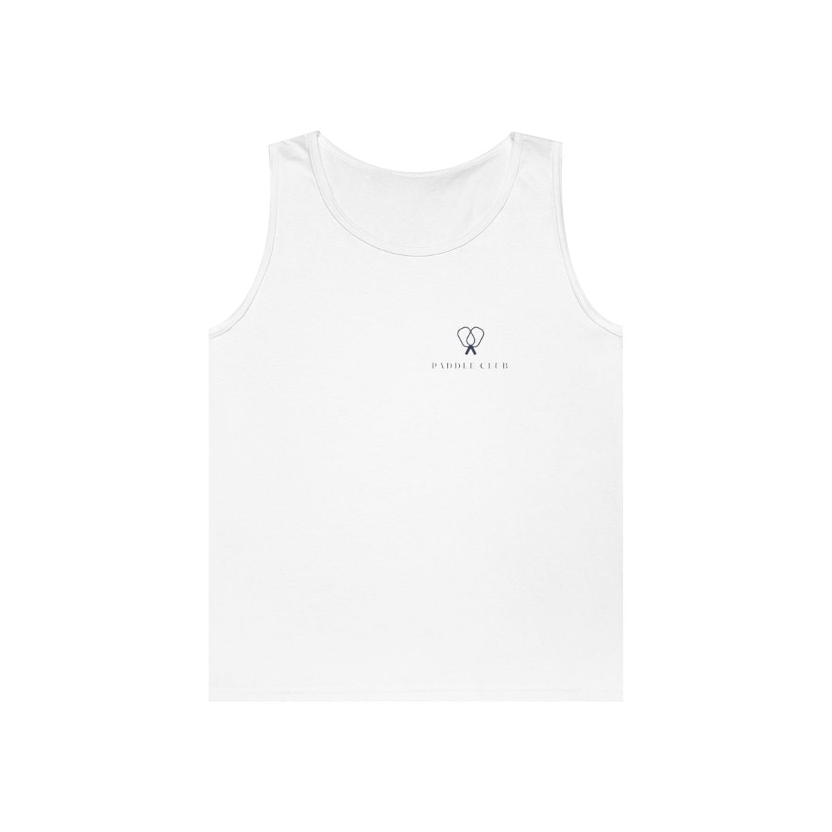 Paddle Mark Tank in White, front view