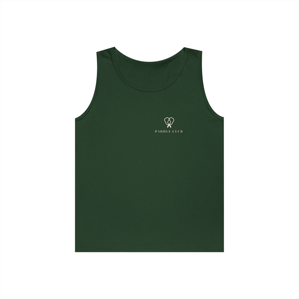 Paddle Mark Tank in Forest Green, front view