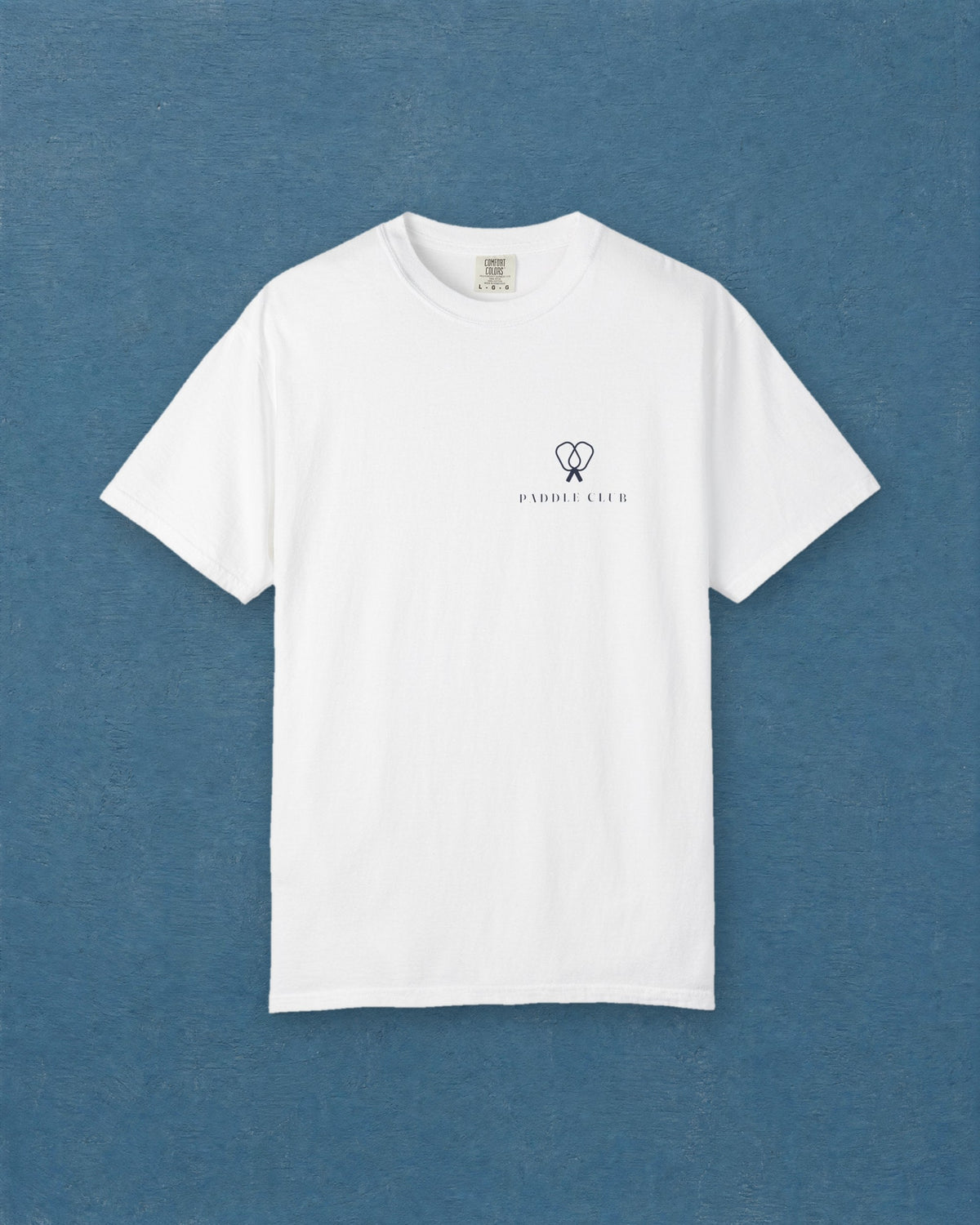 Paddle Mark Tee in White, styled