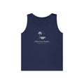 Palm Court Tank in Navy, front view