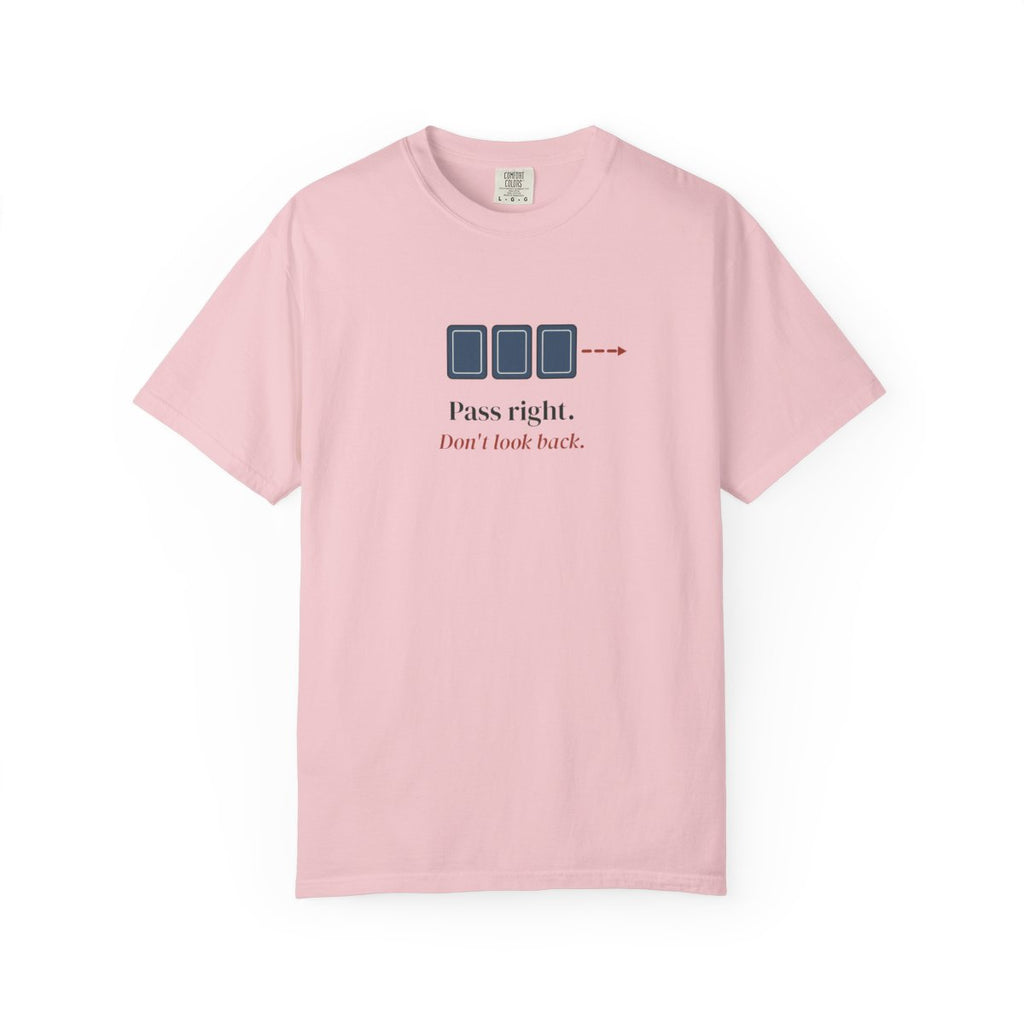 Pass Right Tee in Blossom, front view