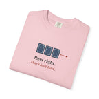 Pass Right Tee in Blossom, folded