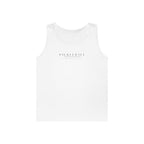 Pickleball Caps Tank in White, front view