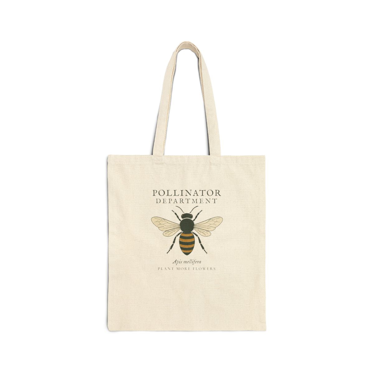 Pollinator Department Tote in Natural, front view