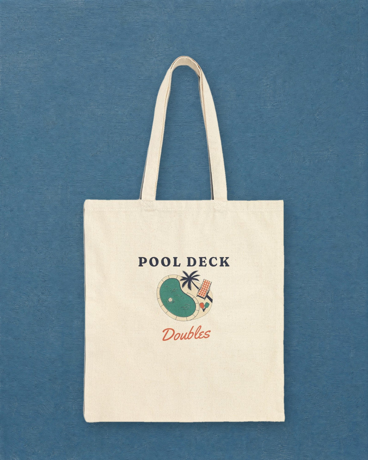 Pool Deck Doubles Tote in Natural, styled
