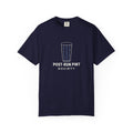 Post-Run Pint Society Tee in True Navy, front view