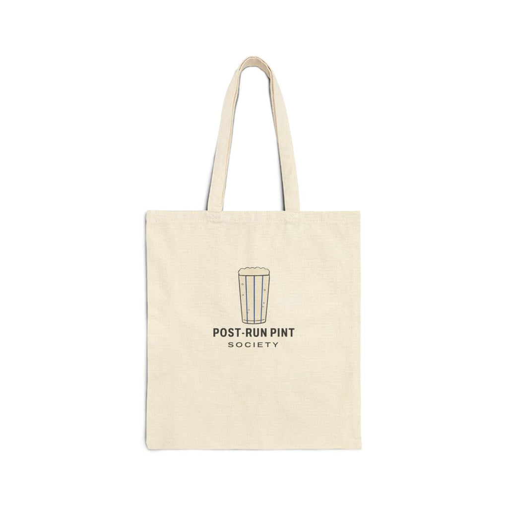 Post-Run Pint Society Tote in Natural, front view