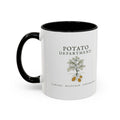 Potato Department Mug in Black, left side