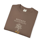 Potato Department Tee in Espresso, folded
