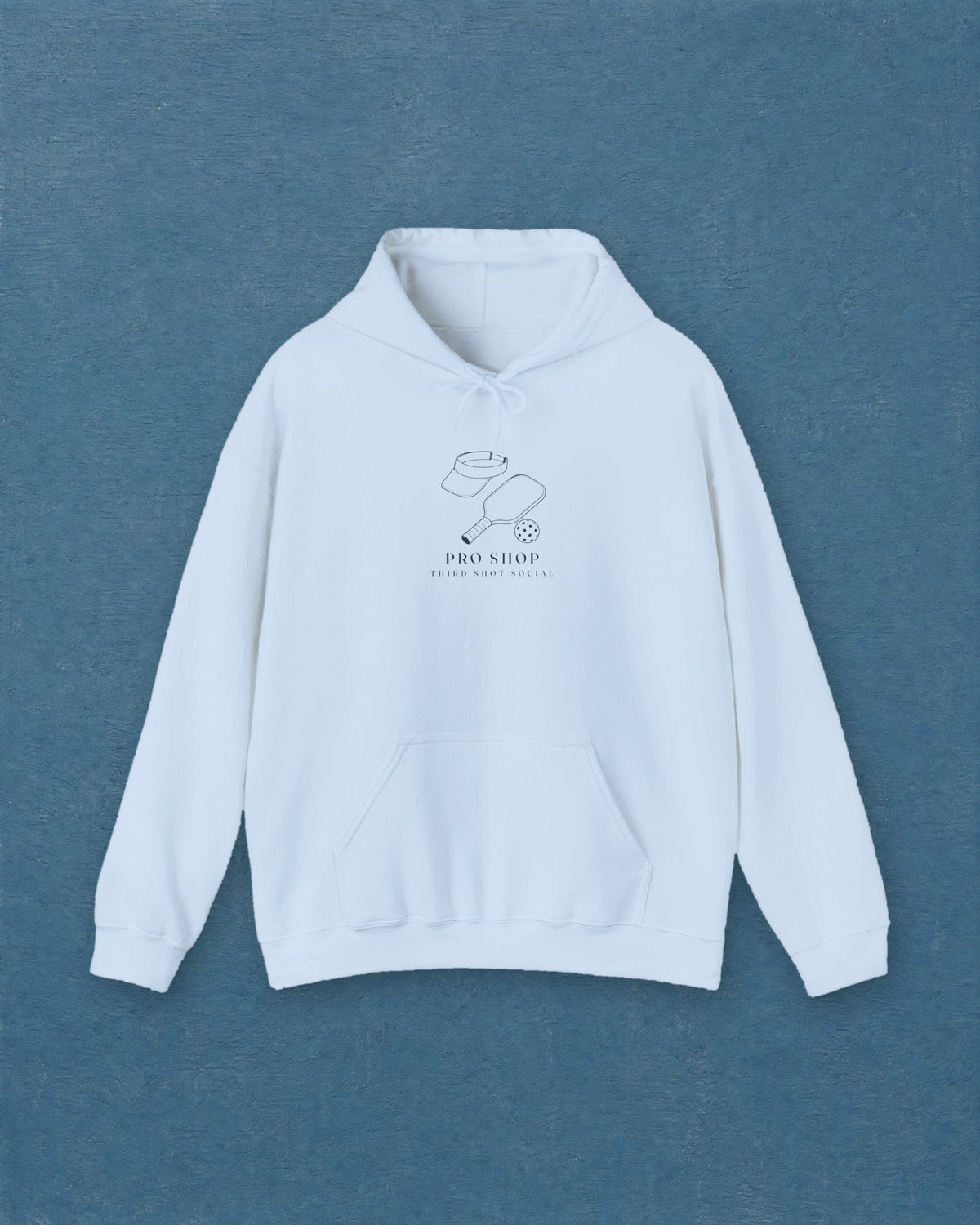 Pro Shop Still Life Hoodie in Light Blue, styled