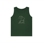 Pro Shop Still Life Tank in Forest Green, front view