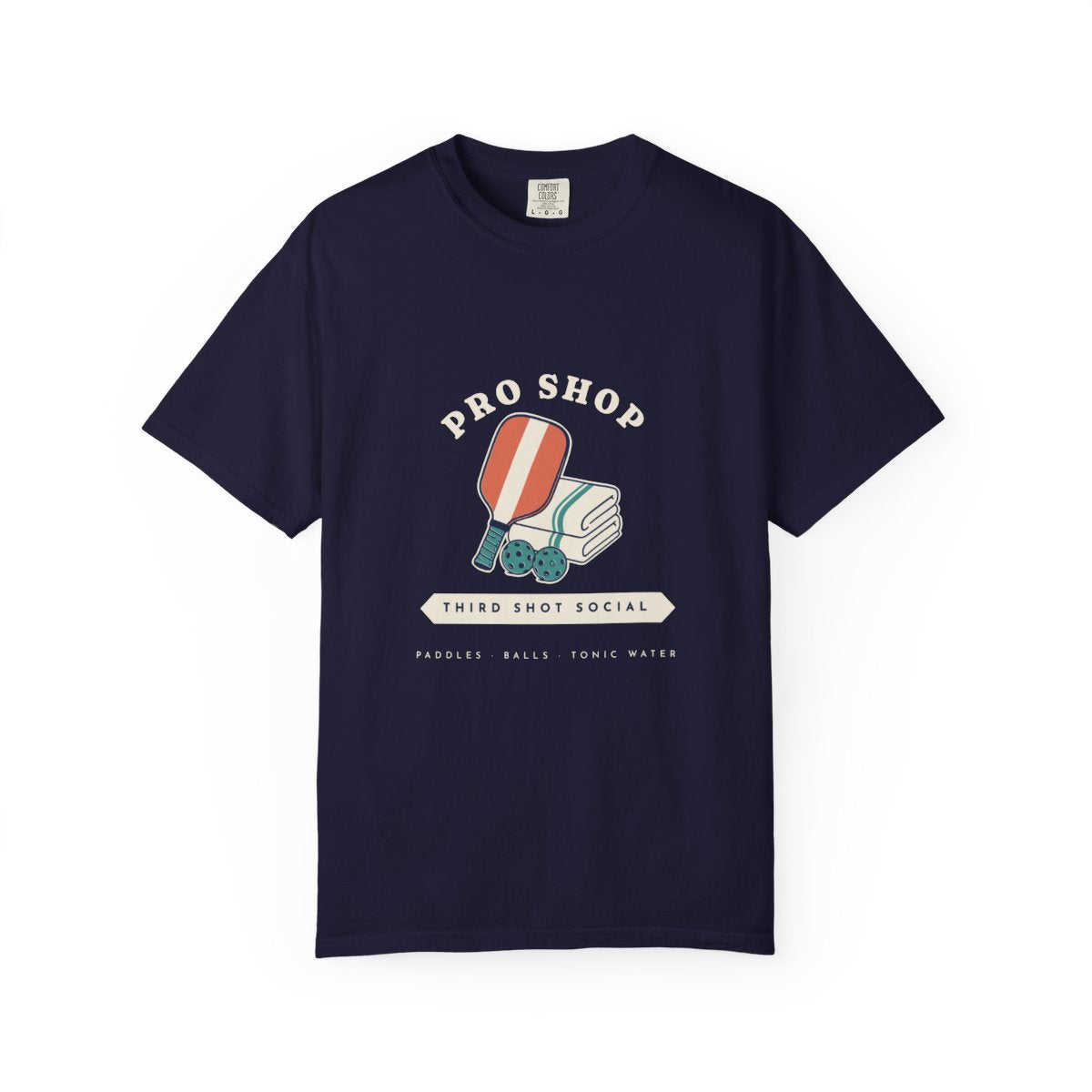 Pro Shop Tee in True Navy, front view