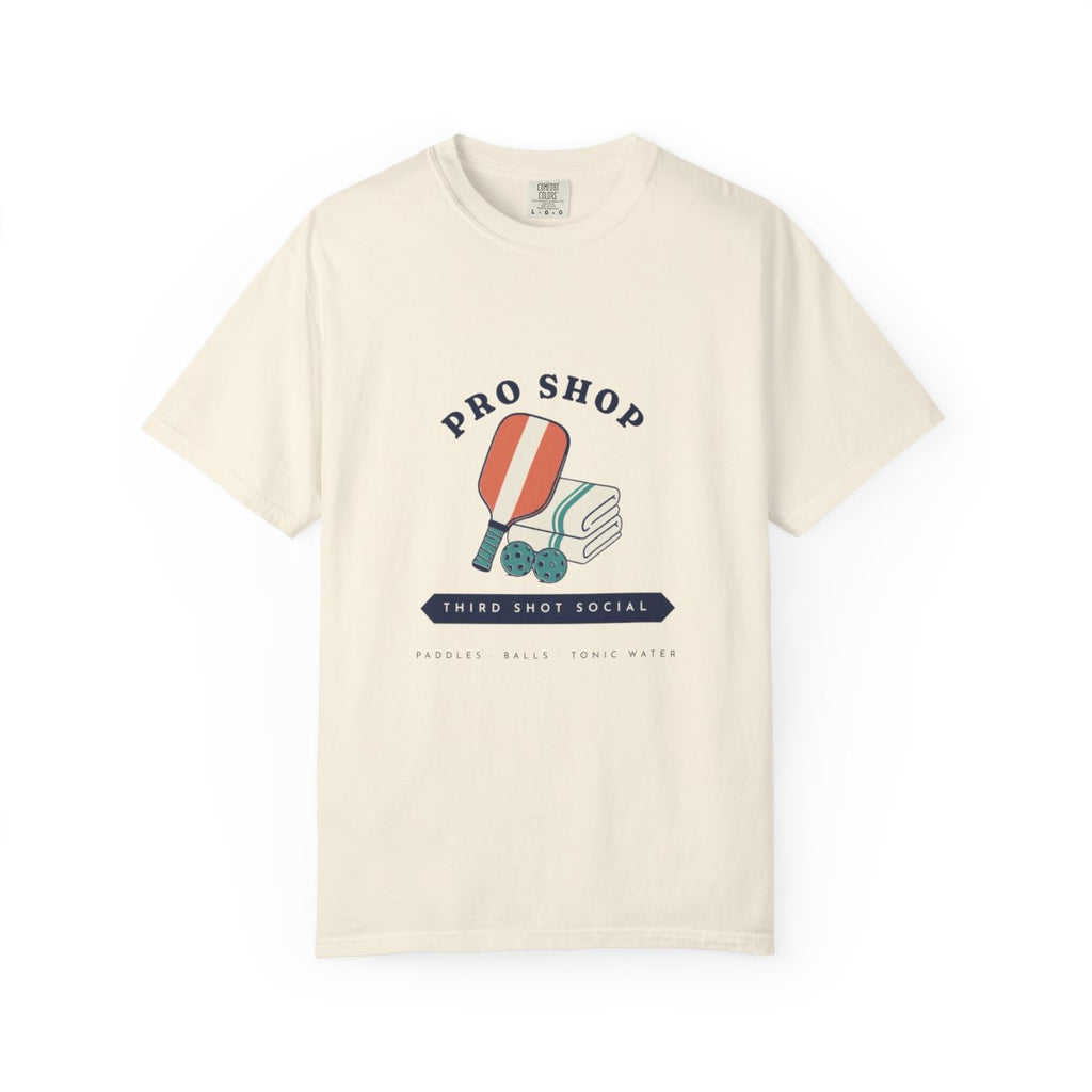 Pro Shop Tee in Ivory, front view