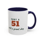Public Links Scorecard Mug in Navy, right side