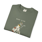 Pull Cart Society Tee in Moss, folded