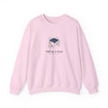 Pull Up a Chair Crewneck in Light Pink, front view