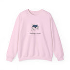 Pull Up a Chair Crewneck in Light Pink, front view