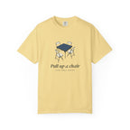 Pull Up a Chair Tee in Butter, front view