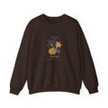 Pumpkin Plate Crewneck in Dark Chocolate, front view
