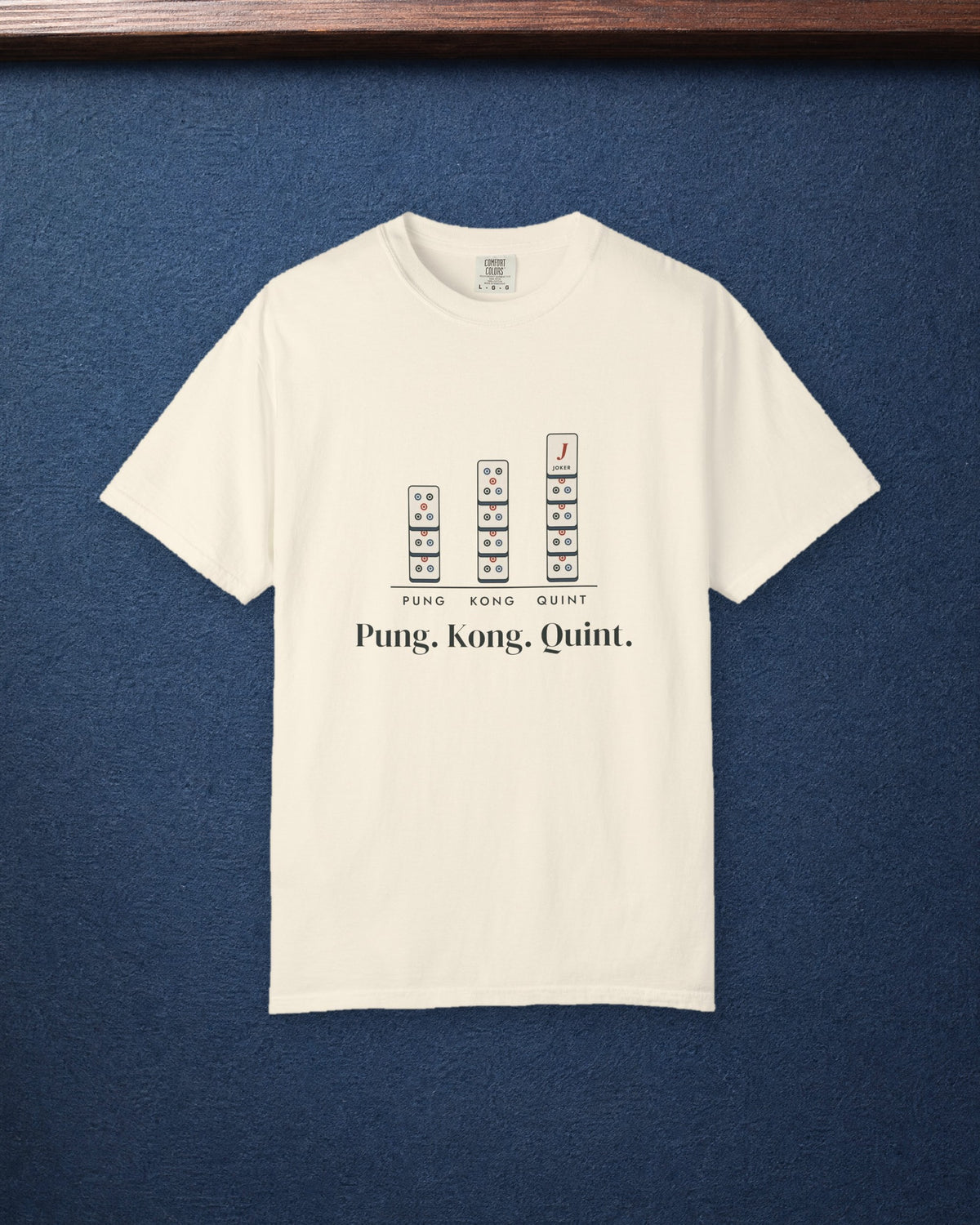 Pung. Kong. Quint. Tee in Ivory, styled