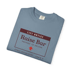 Raise the Bar Tee in Ice Blue, folded