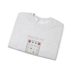 Raised Bed Club Crewneck in Ash, folded