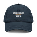 Raised Bed Club Dad Hat in Dark Navy, front view