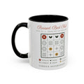 Raised Bed Club Mug in Black, left side