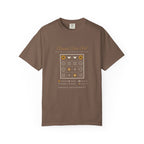 Raised Bed Club Tee in Espresso, front view